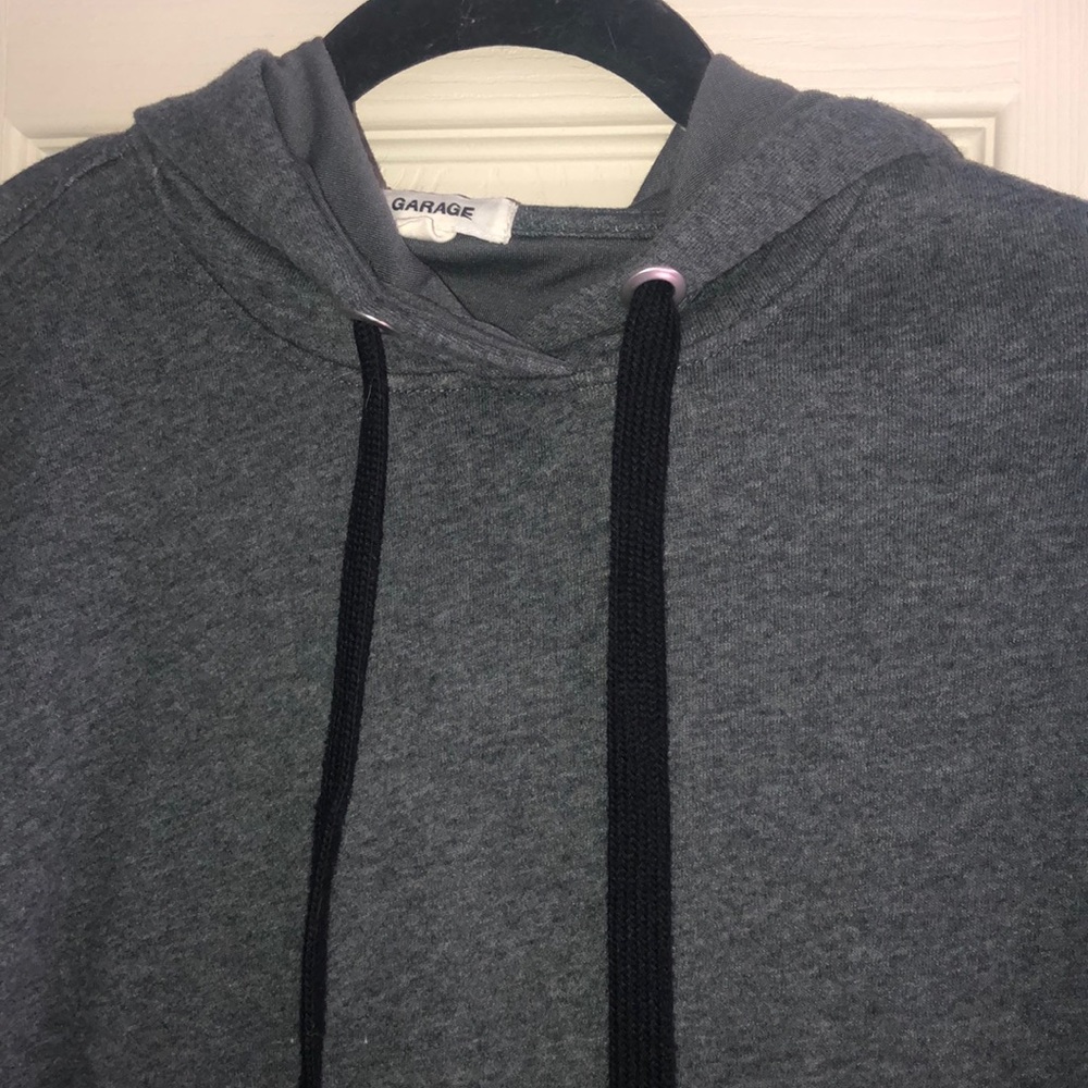 Garage long sleeve hooded dress